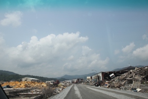 気仙沼市の津波被災地（2011年7月27日）