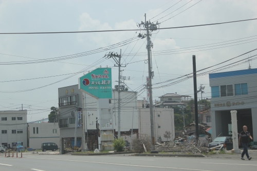 気仙沼市港町の景況（2011年7月27日）
